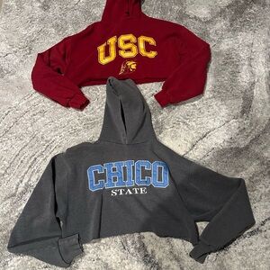 🚨 SOLD 🚨 Women's Cropped college Hoodie
